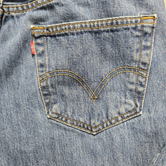 Levis 501 XX Mens Blue Denim Jeans W32 L36 Haiti Medium Wash, 32x36 Vintage Y2K - Picture 14 of 14